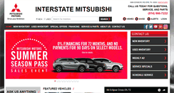 Desktop Screenshot of interstatemitsubishi.com